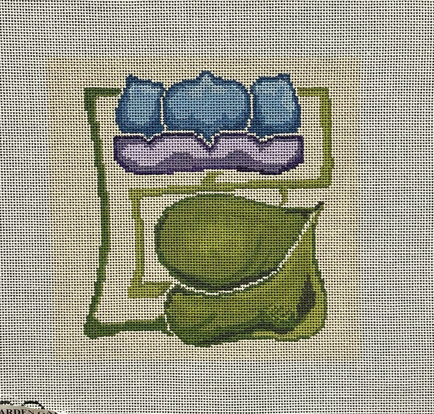 Art Deco Canvas - Garden Gate Needlepoint