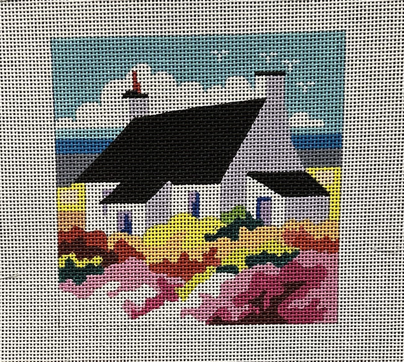 House by Ocean Canvas