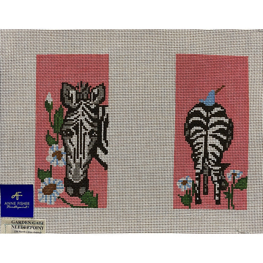 Ann Fisher Zebra Eyeglasses - Garden Gate Needlepoint