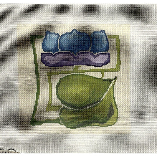 Art Deco Canvas - Garden Gate Needlepoint