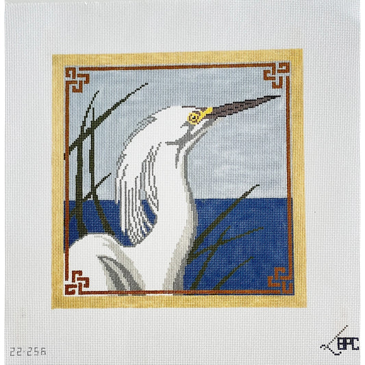 Audubon Heron - Garden Gate Needlepoint