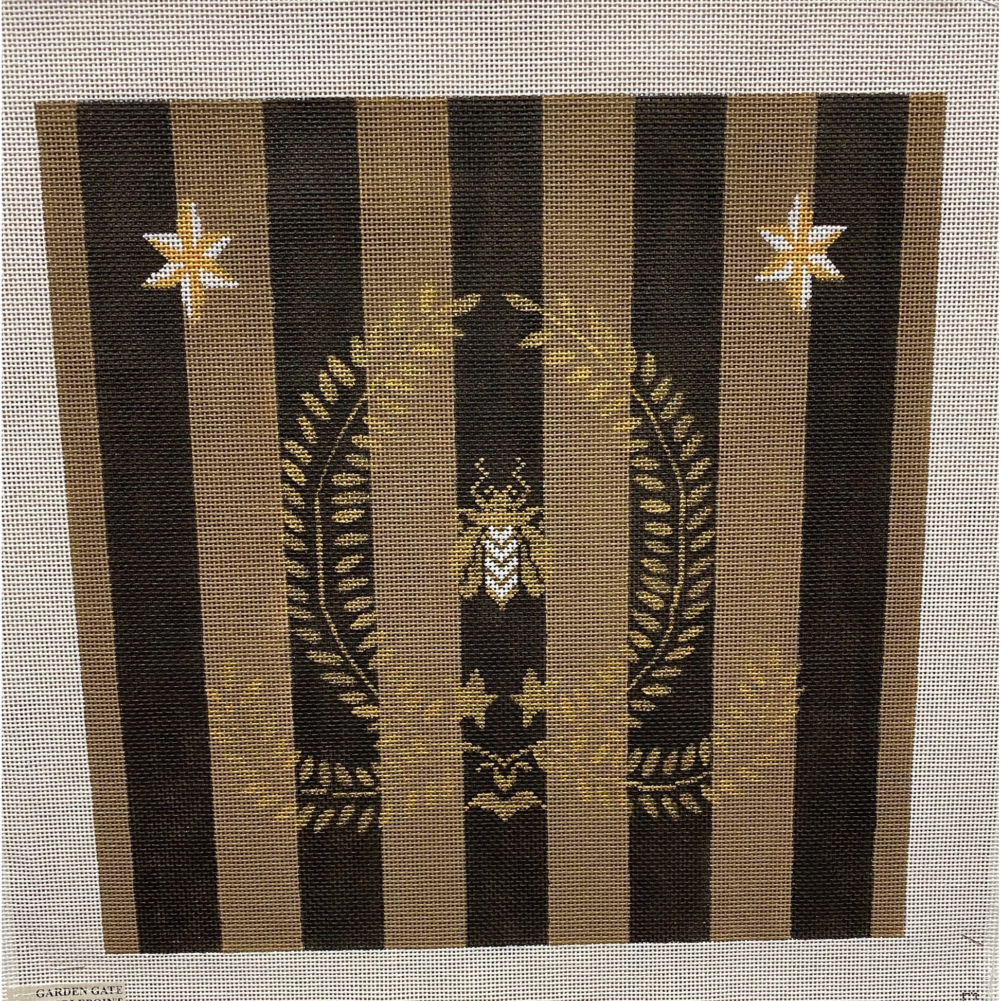 Bee canvas - Garden Gate Needlepoint