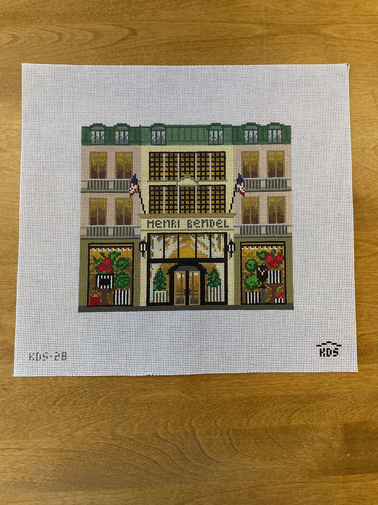 Bendel's Storefront - Garden Gate Needlepoint