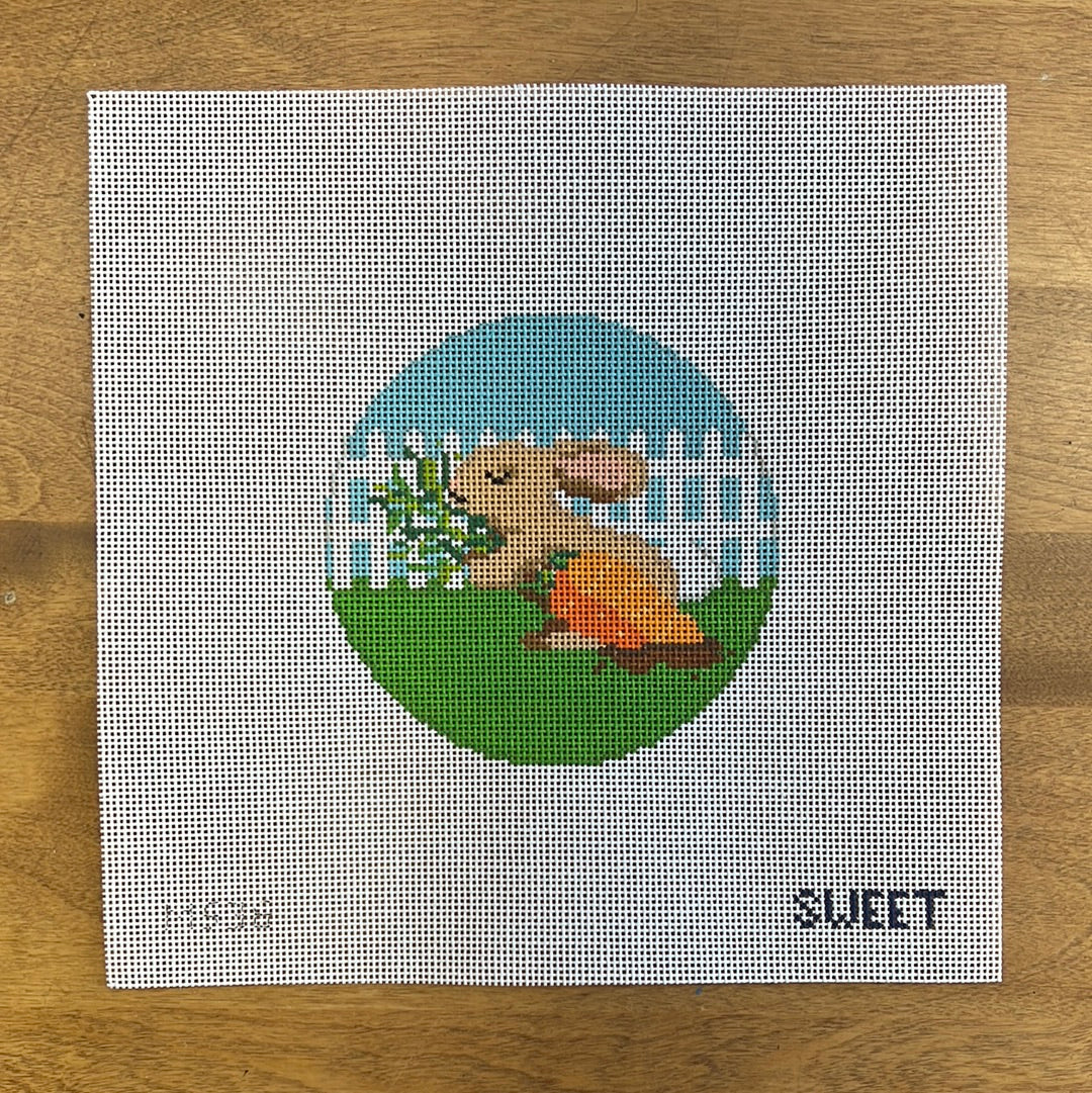 Bunny #2 - Garden Gate Needlepoint