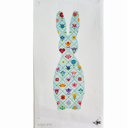 Bunny - Grid - Garden Gate Needlepoint