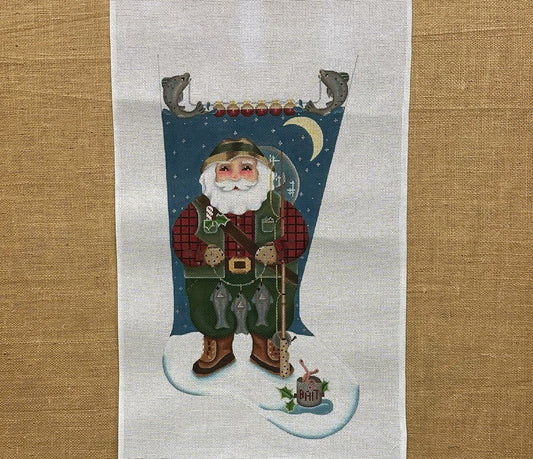 Fishing Santa