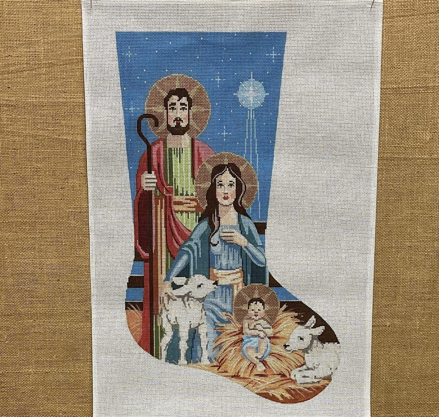 Nativity Stocking - Garden Gate Needlepoint