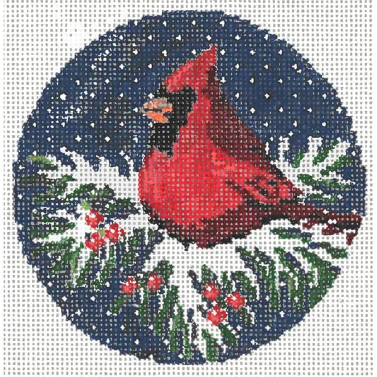 Cardinal - Garden Gate Needlepoint