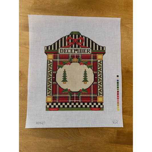 Christmas Perpetual Calendar - Garden Gate Needlepoint