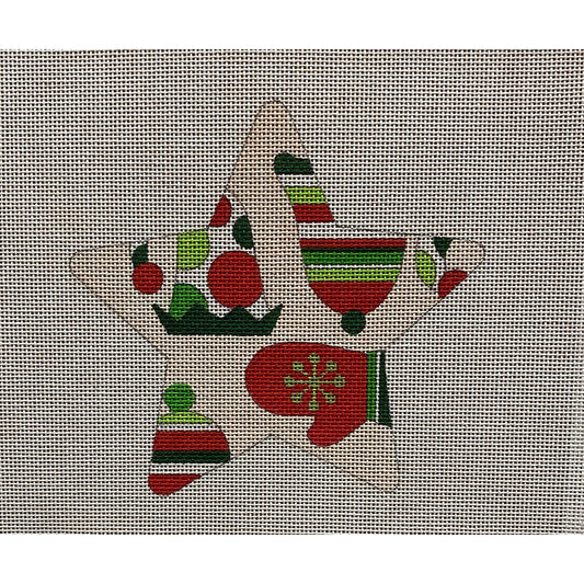 Christmas Star Ornament - Garden Gate Needlepoint
