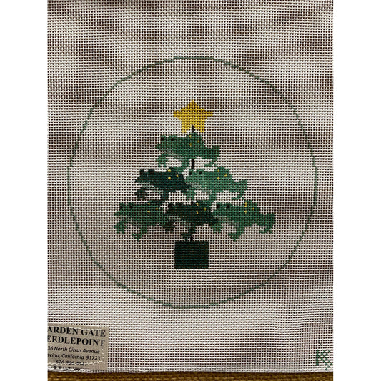Christmas Tree canvas - Garden Gate Needlepoint