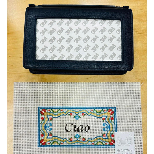 Ciao Clutch - Garden Gate Needlepoint