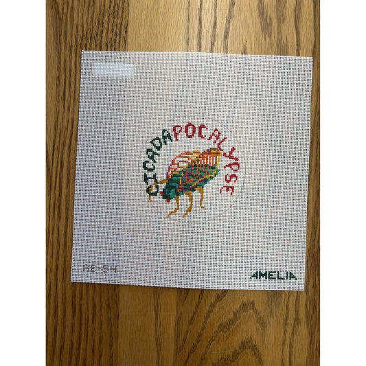 Cicadapocalypse - Garden Gate Needlepoint