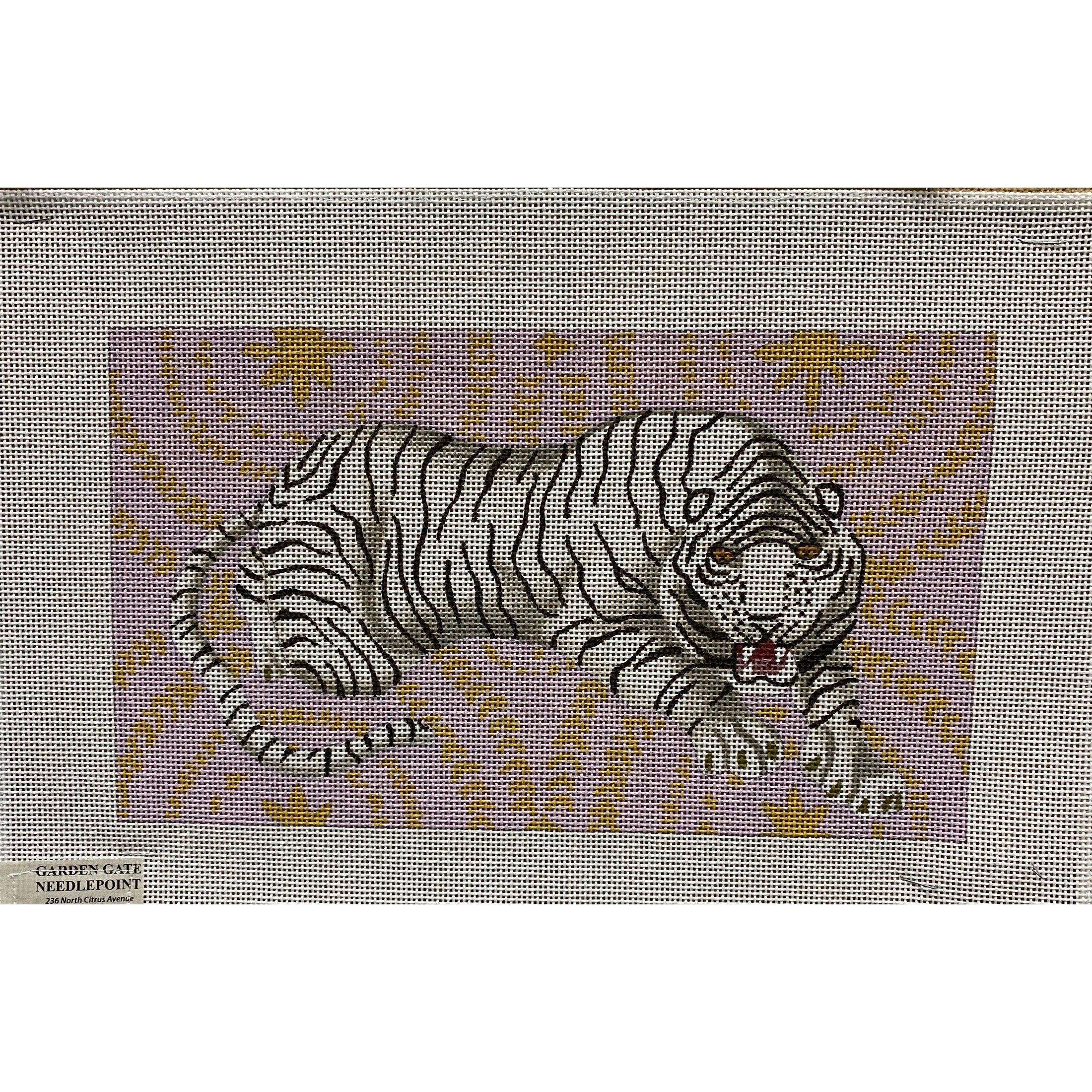 Colors of Praise Tiger | Needlepoint canvas