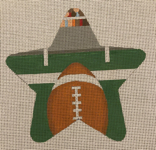 Football Star Ornament