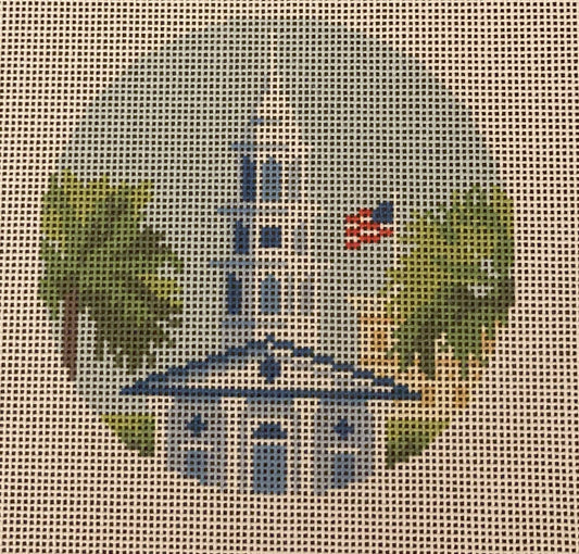 St Michael Catherdral Ornament - Garden Gate Needlepoint