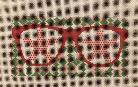 Starfish Eyeglass Case - Garden Gate Needlepoint