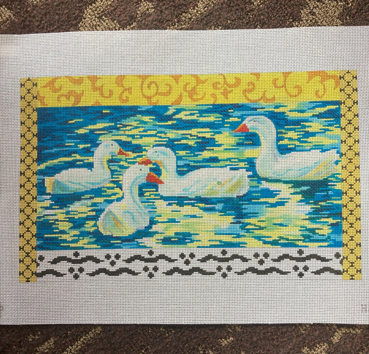 Ducks in a Pond