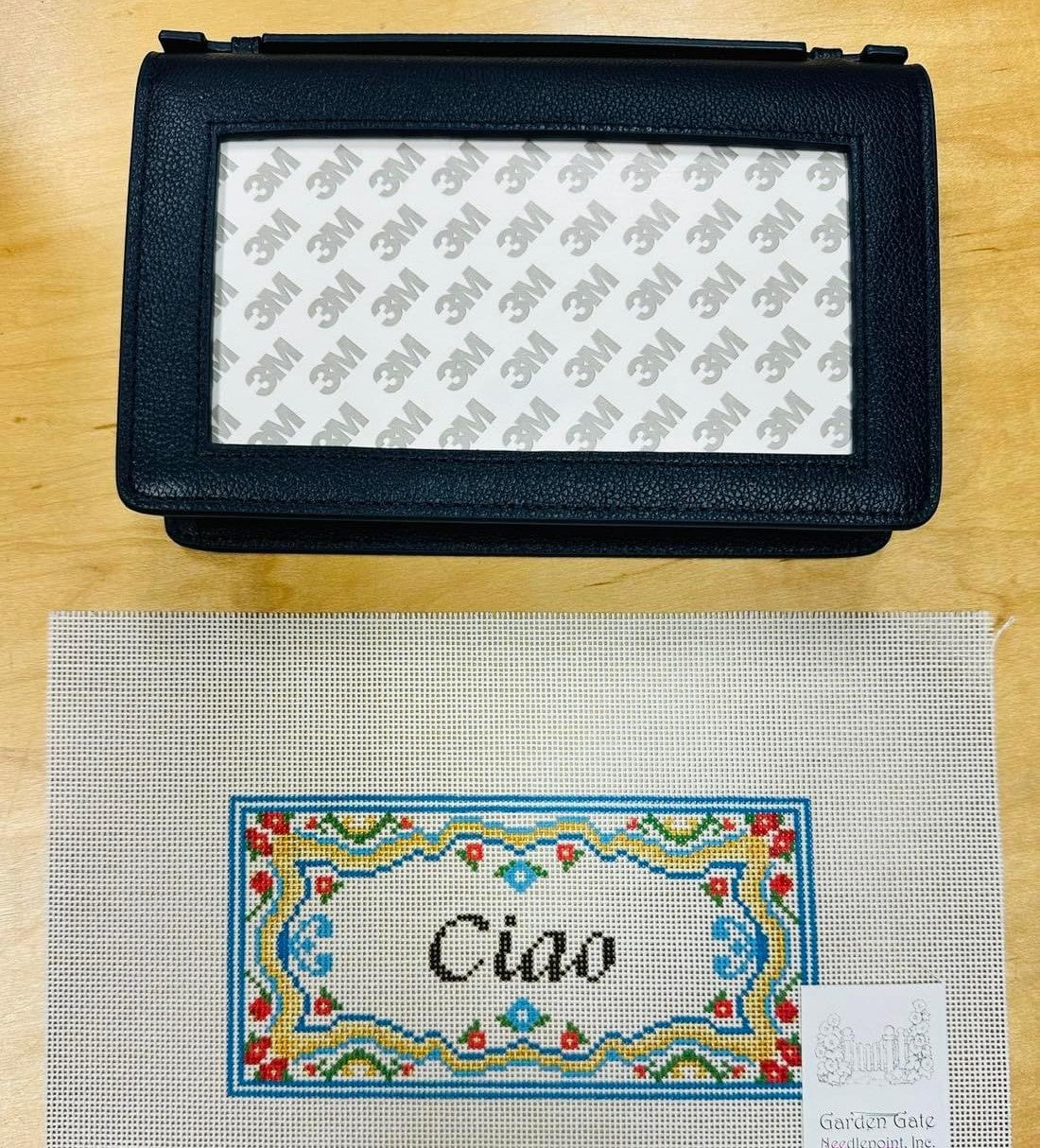 Ciao Clutch - Garden Gate Needlepoint