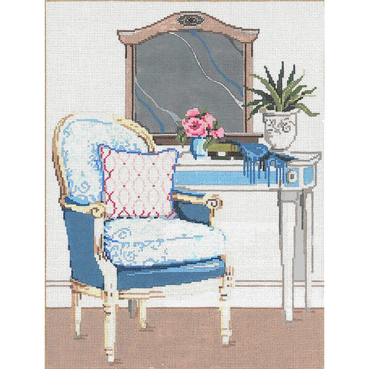 Demi-Lune - Garden Gate Needlepoint