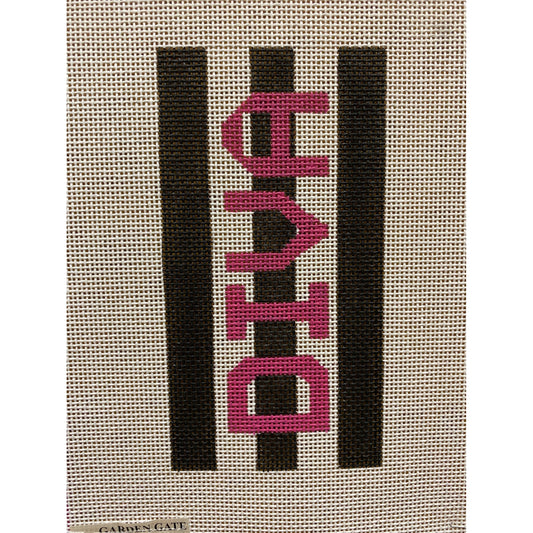 Diva Eyeglasses case - Garden Gate Needlepoint