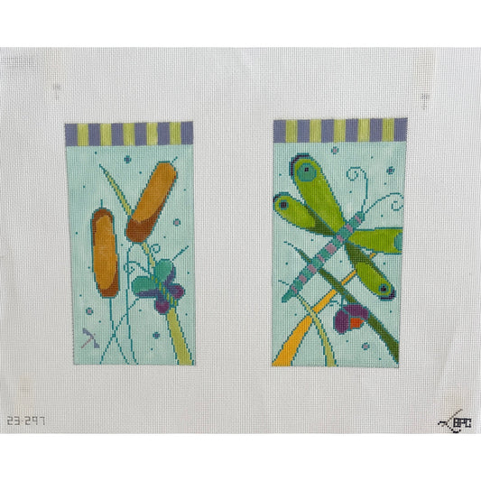 Dragonfly Eyeglass - Garden Gate Needlepoint