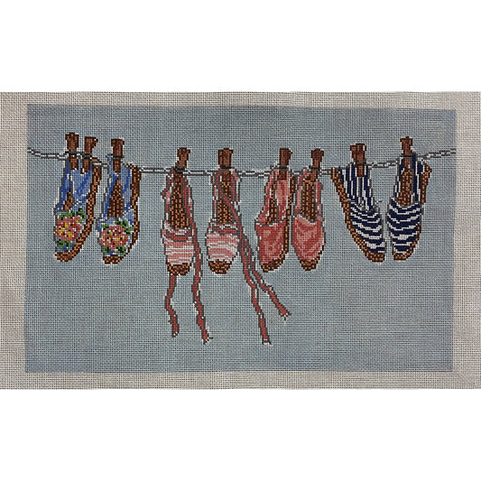 Espedrillas Canvas - Garden Gate Needlepoint