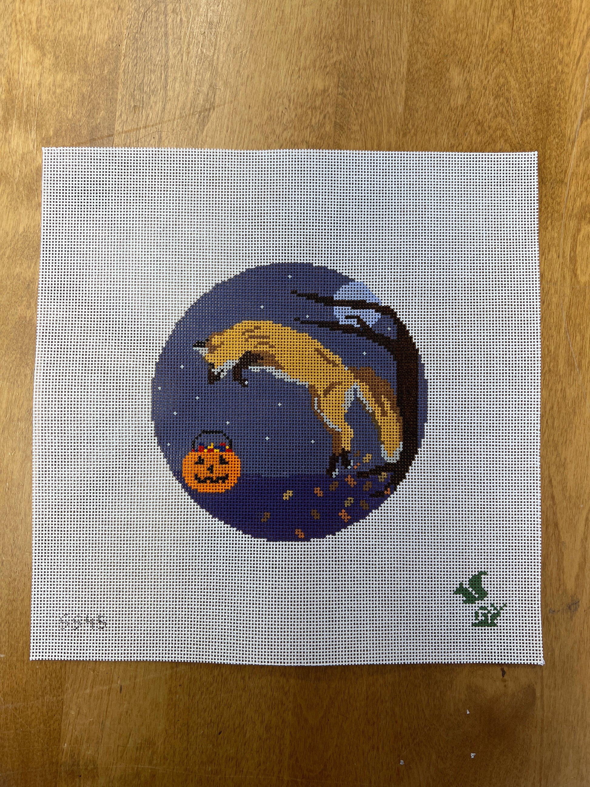 Fall Sweets Fox - Garden Gate Needlepoint