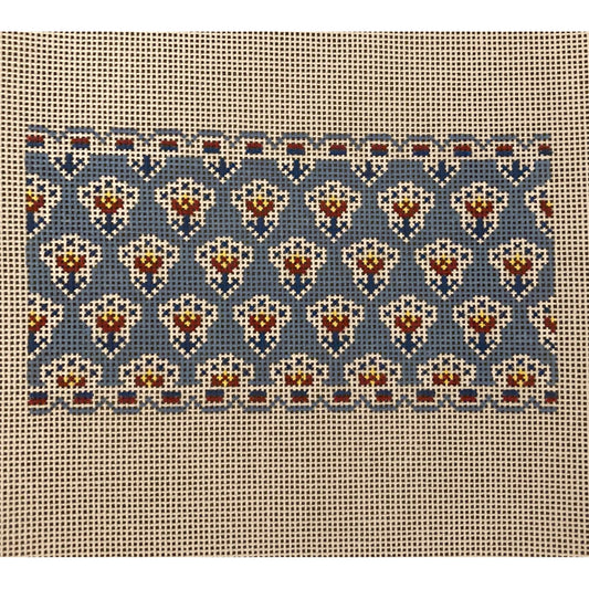 French Country Insert Clutch - Garden Gate Needlepoint