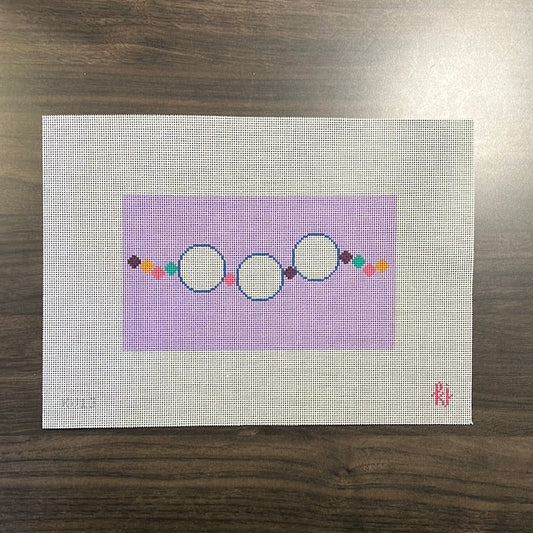 Friendship Bracelet Acrylic Insert - Garden Gate Needlepoint