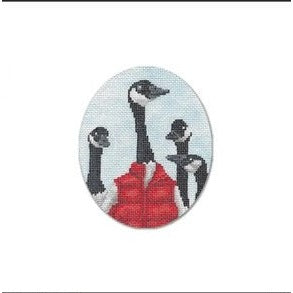 Geese Ornament - Garden Gate Needlepoint