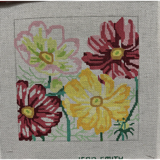 Gerber Daisies Canvas - Garden Gate Needlepoint