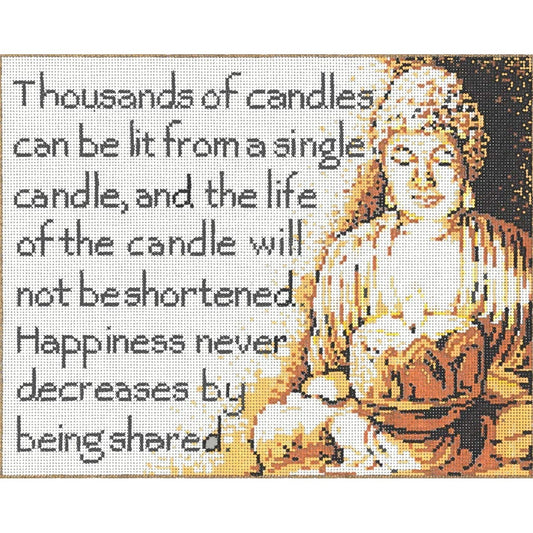 Happiness - Garden Gate Needlepoint