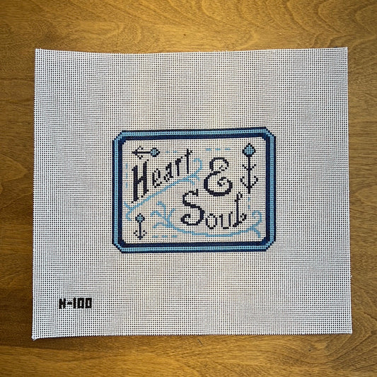 Heart & Soul - Garden Gate Needlepoint
