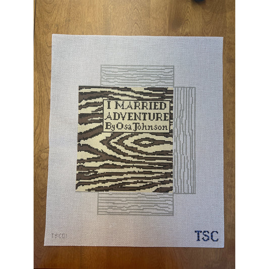 I Married Adventure 3D Coffee Table Book - Garden Gate Needlepoint