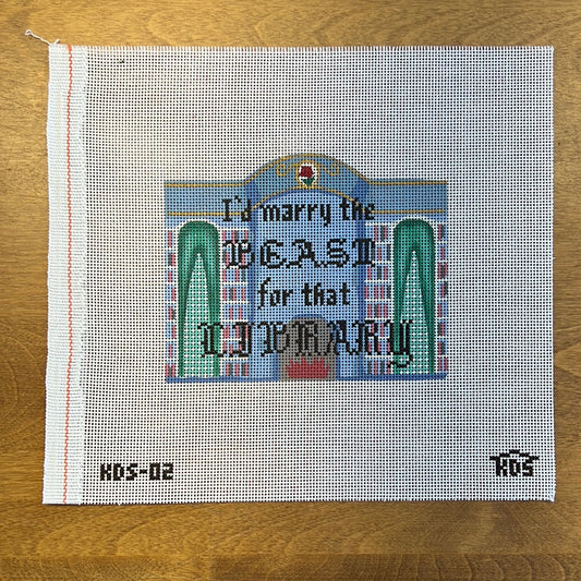 I'd Marry the Beast... - Garden Gate Needlepoint