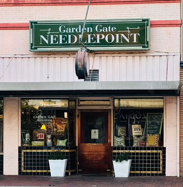 Garden Gate Needlepoint