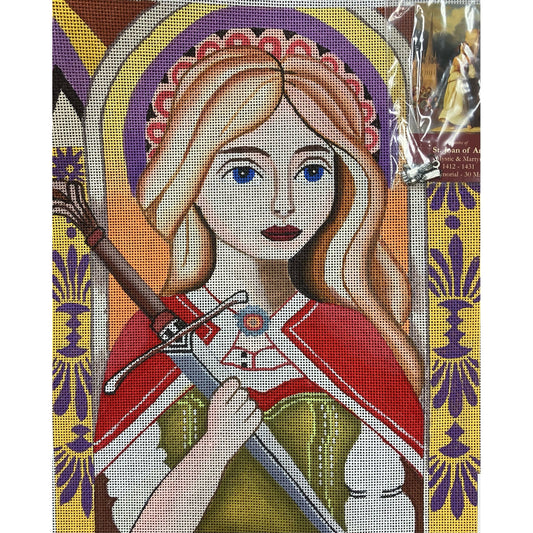 Joan of Arc Canvas - Garden Gate Needlepoint
