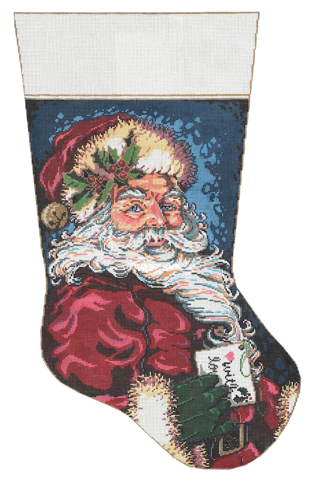 Jolly Stocking - Garden Gate Needlepoint