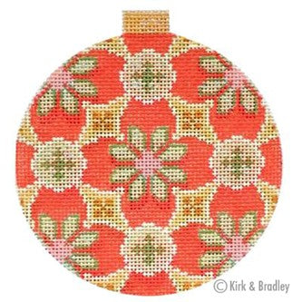 Florentine Bauble - Sage/Red