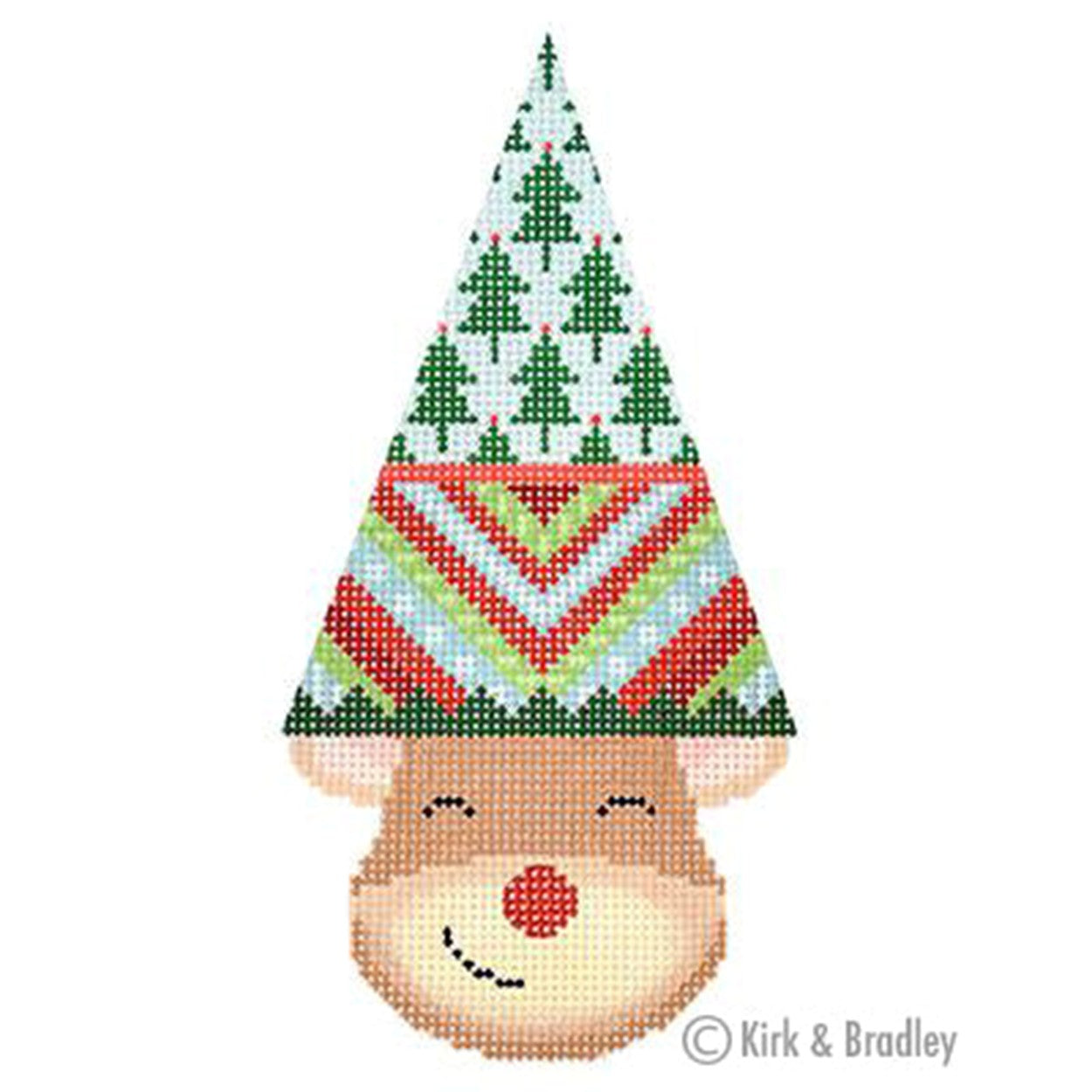 Reindeer Cone - Rudy (Stripes)