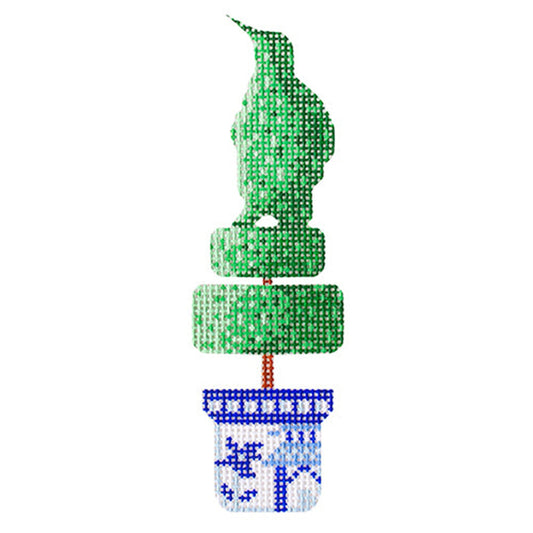 Topiary Penguin Ornament