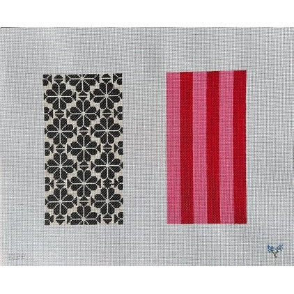 Kate EGC Eyeglass Case - Garden Gate Needlepoint