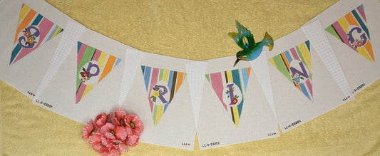 SPRING Garland -- 6 Individual Canvases