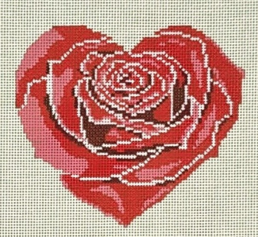 Rose Heart small-red