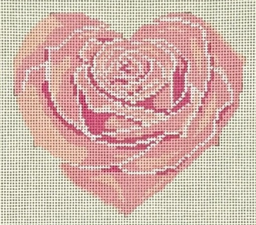 Rose Heart small-pink