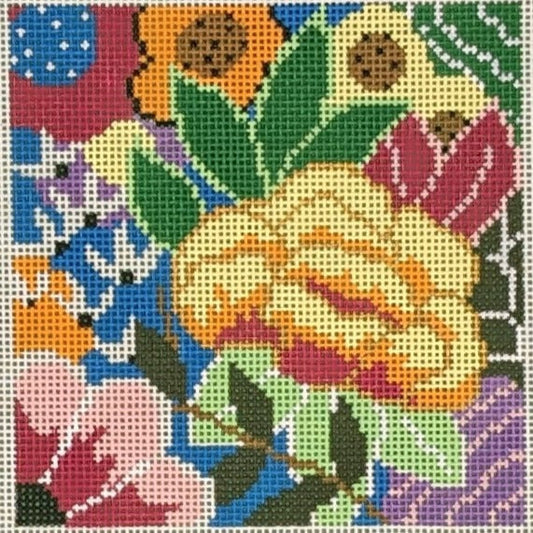 Floral Square Pillow 13