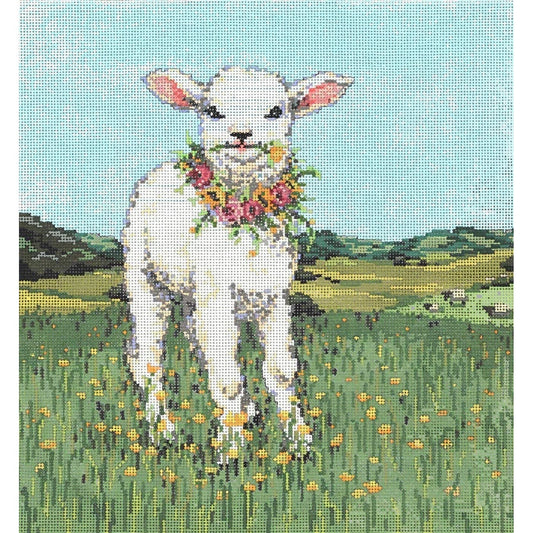 Lambie Pie - Garden Gate Needlepoint