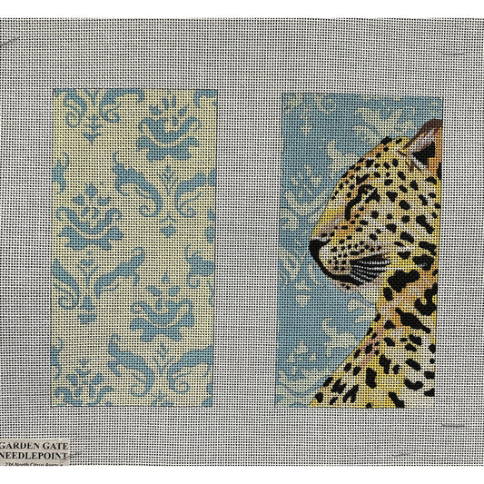 Leopard Eyeglass Case - Garden Gate Needlepoint