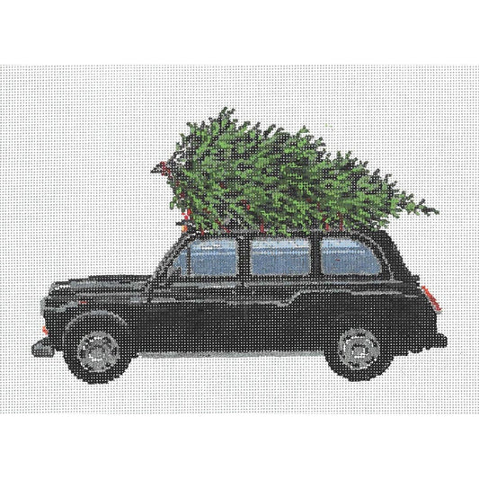 London Cab - Garden Gate Needlepoint